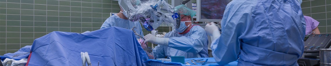 Surgery room filled with nurses