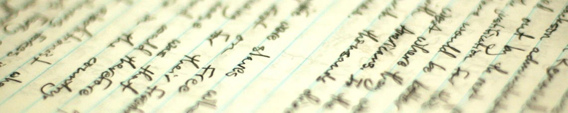 Hand-written note